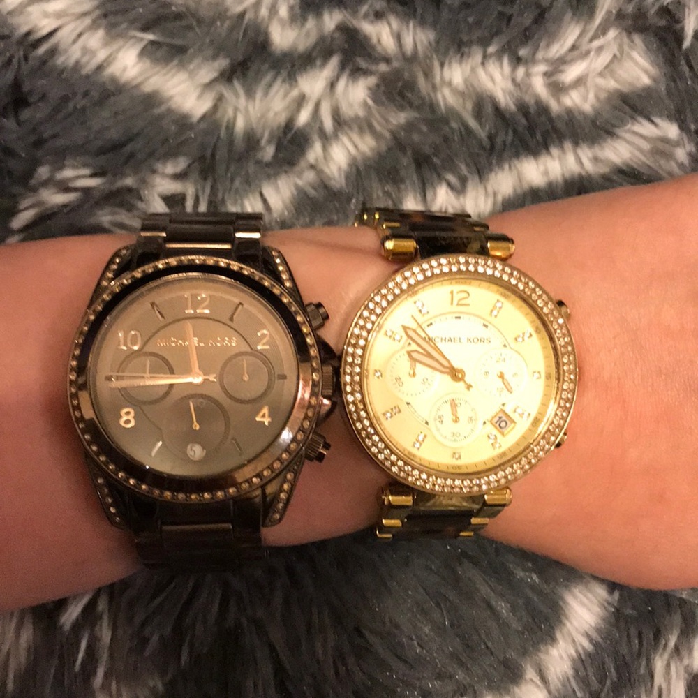 Two Michael Kors watches